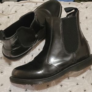 Dr. MartensBlack Flora Silver Arcadia Boots/Booties